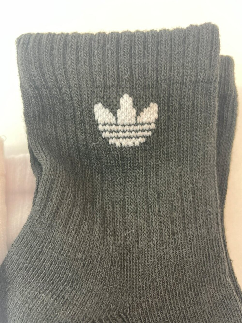 Adidas Originals 1/4 Socks 12-Pack White/Black Compression Unisex Sz M5-8 W5-10 - Picture 3 of 5